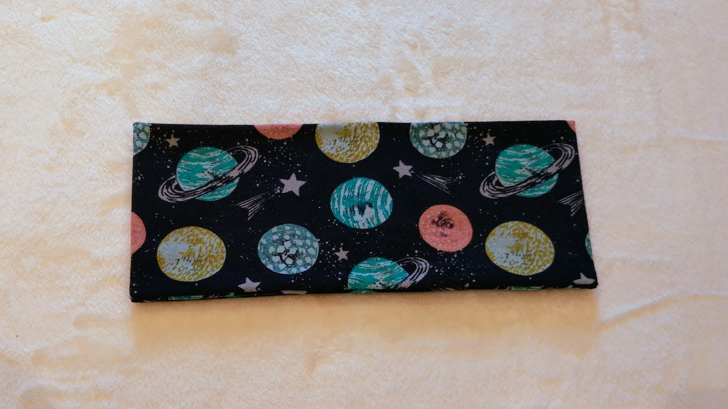 Pannebånd med planeter. Størrelse 11år-Voksen.