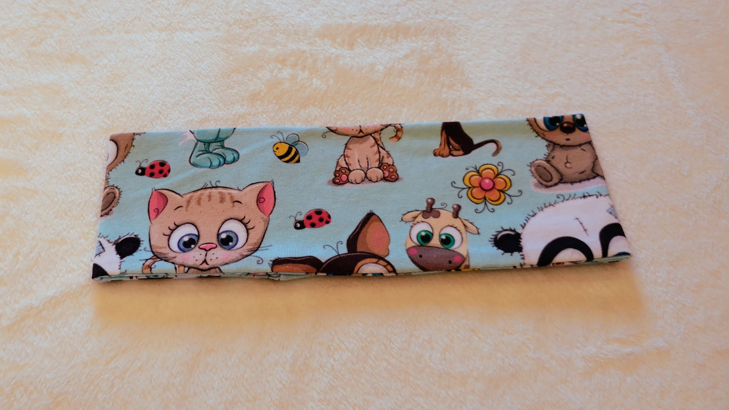 Pannebånd med søte dyr. Størrelse 4år-10år.