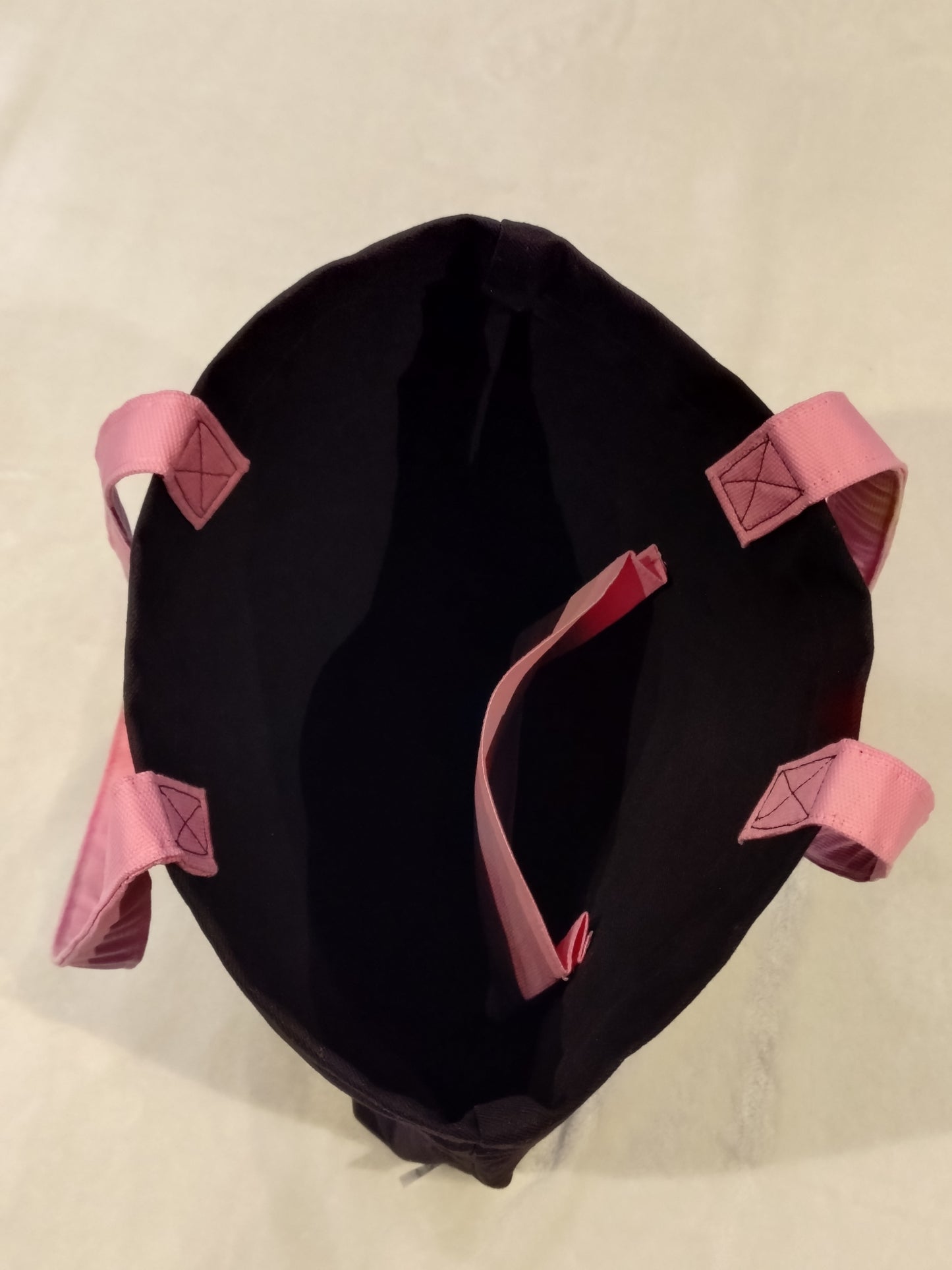 Bokveske i kraftig kanvas