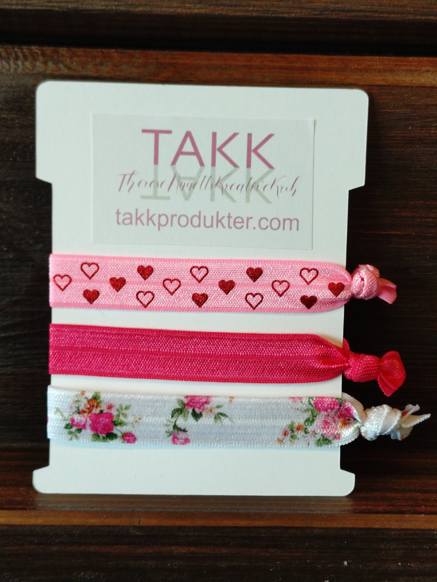 Elastiske hårstrikk i 3-pakning.