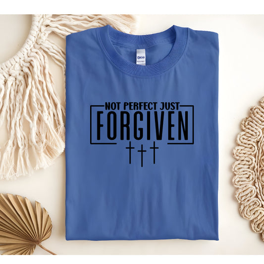 T-skjorte "Not Perfect Just Forgiven"