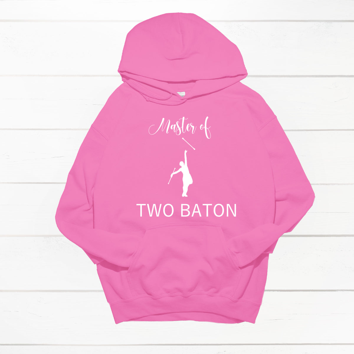 Hettegenser "Master of Two Baton" trykk på front