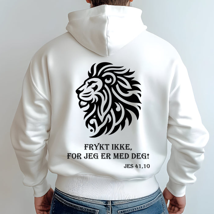 Hettegenser "Frykt ikke, for Jeg er med deg"