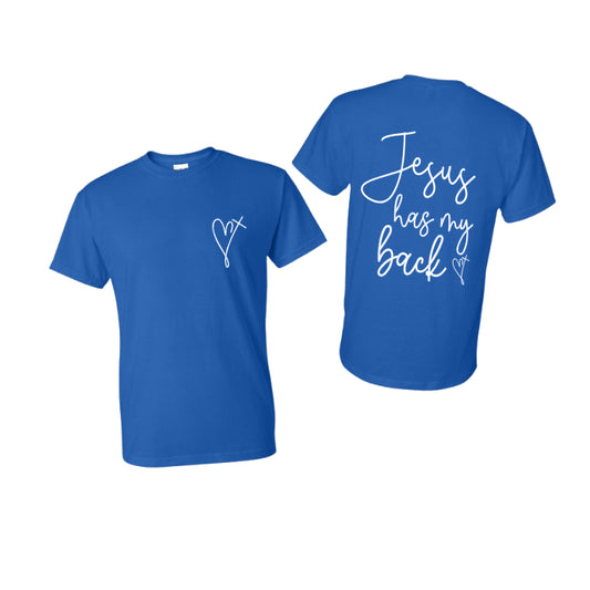 T-skjorte "Jesus has my back"