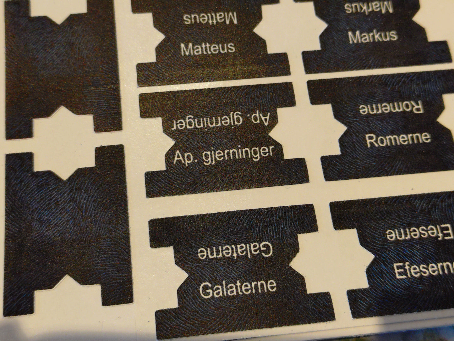 Bibeltabs på norsk!