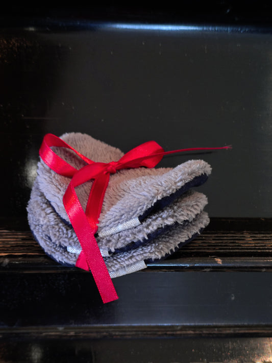 Gjenbrukbare sminkepads i 100% bomull