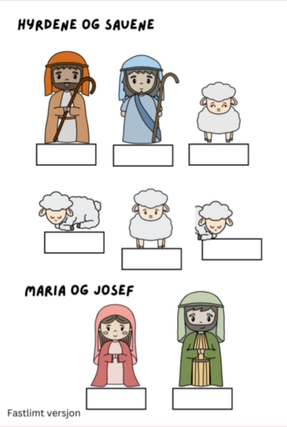 Gjør-det-selv Julekrybbe