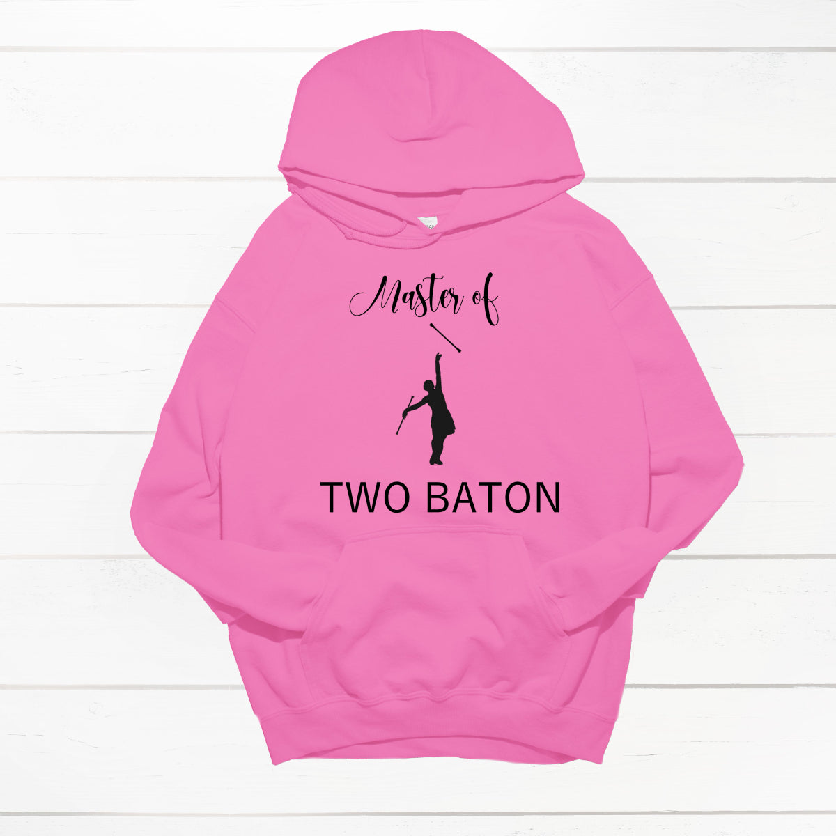 Hettegenser "Master of Two Baton" trykk på front